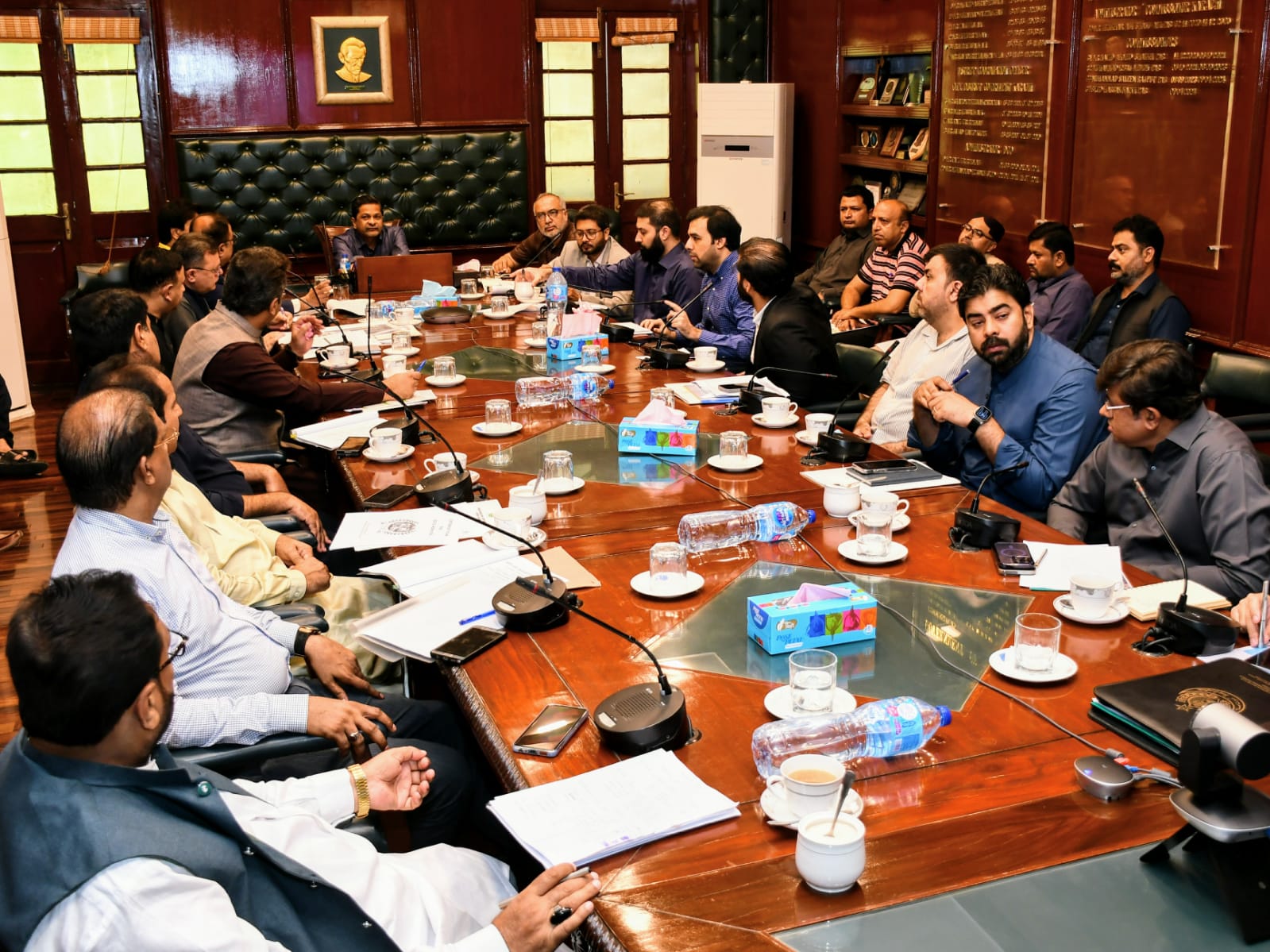 Meeting with Deputy Commissioners On offal removal in Karachi chaired by Commissioner Karachi on 15/06/2024