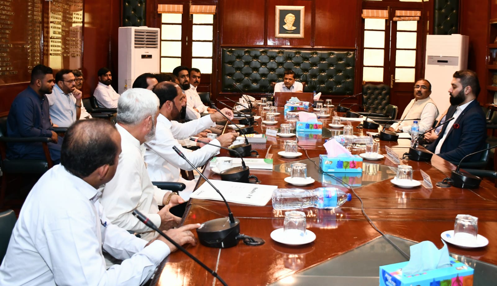 Commissioner Karachi Syed Hassan Naqvi chairs meeting regarding Cattle Markets in the city. It was decided that all illegal cattle markets will be removed immediately on 30/05/2024