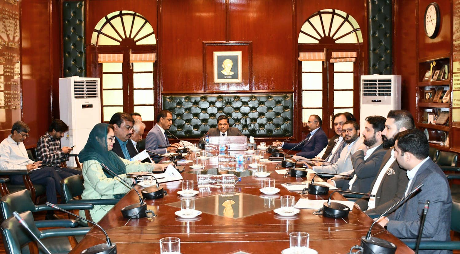 Commissioner Karachi Syed Hassan Naqvi chaired a meeting on briefing on Polio epidemiology, the meeting attended by Deputy Commissioners all Karachi on 16/04/2024