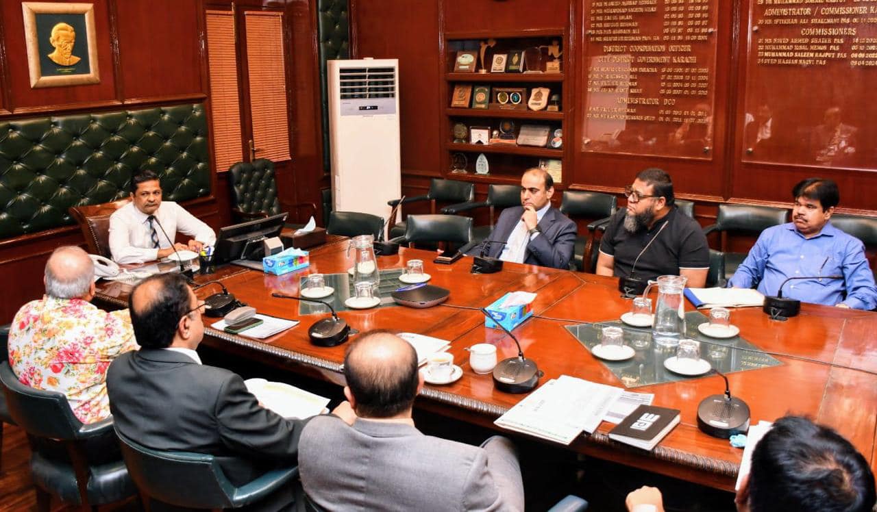 Commissioner Karachi chaired a Developmental and Beautification