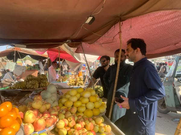 Price checking in Sector 48-A  Riaz Chowk Korangi.