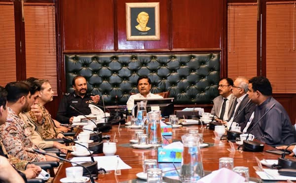 Meeting along with all the officials regarding arrangements for Pakistan Super League - X.