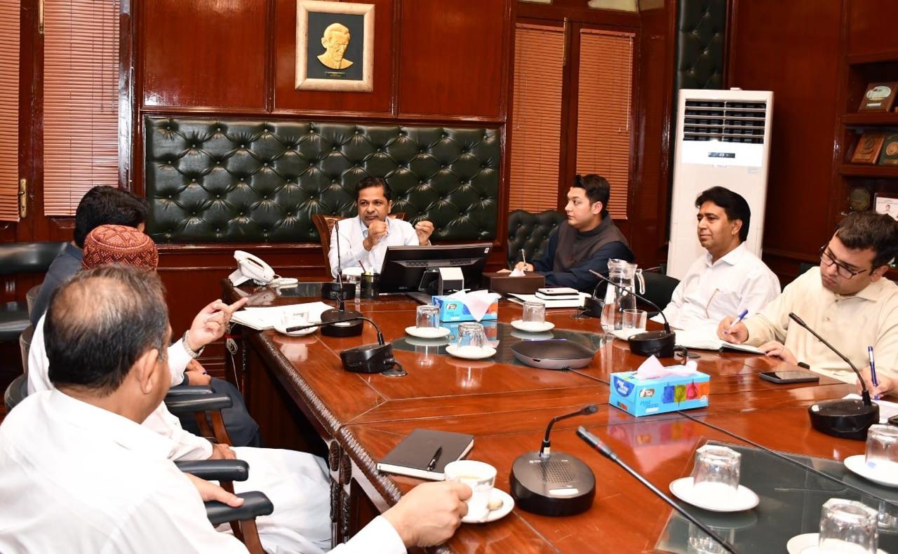 Commissioner Karachi chairs a Developmental Meeting