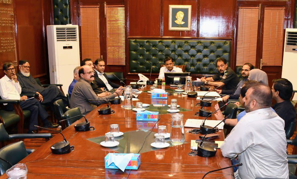 Meeting Regarding Ban on the Plying of Motor Cab Rickshaws