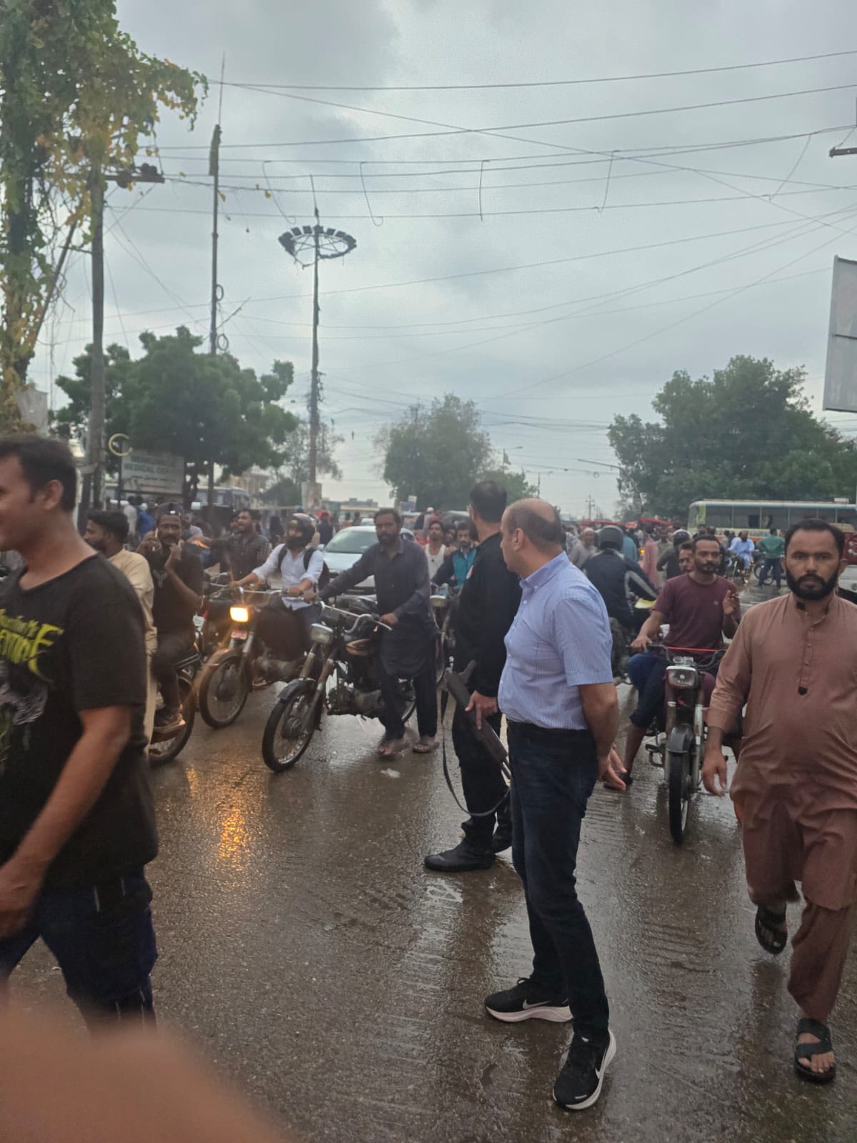 Deputy Commissioner Korangi in field