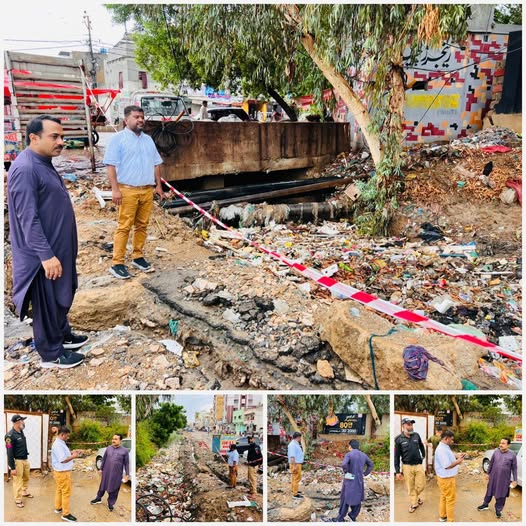 Visit Rain water Nalla at Pther road