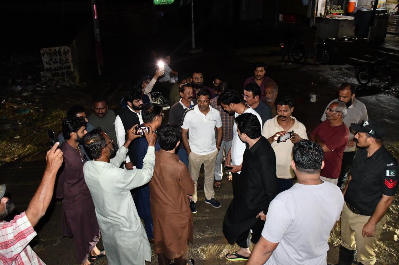 Commissioner Karachi visited all Districts in Karachi last night