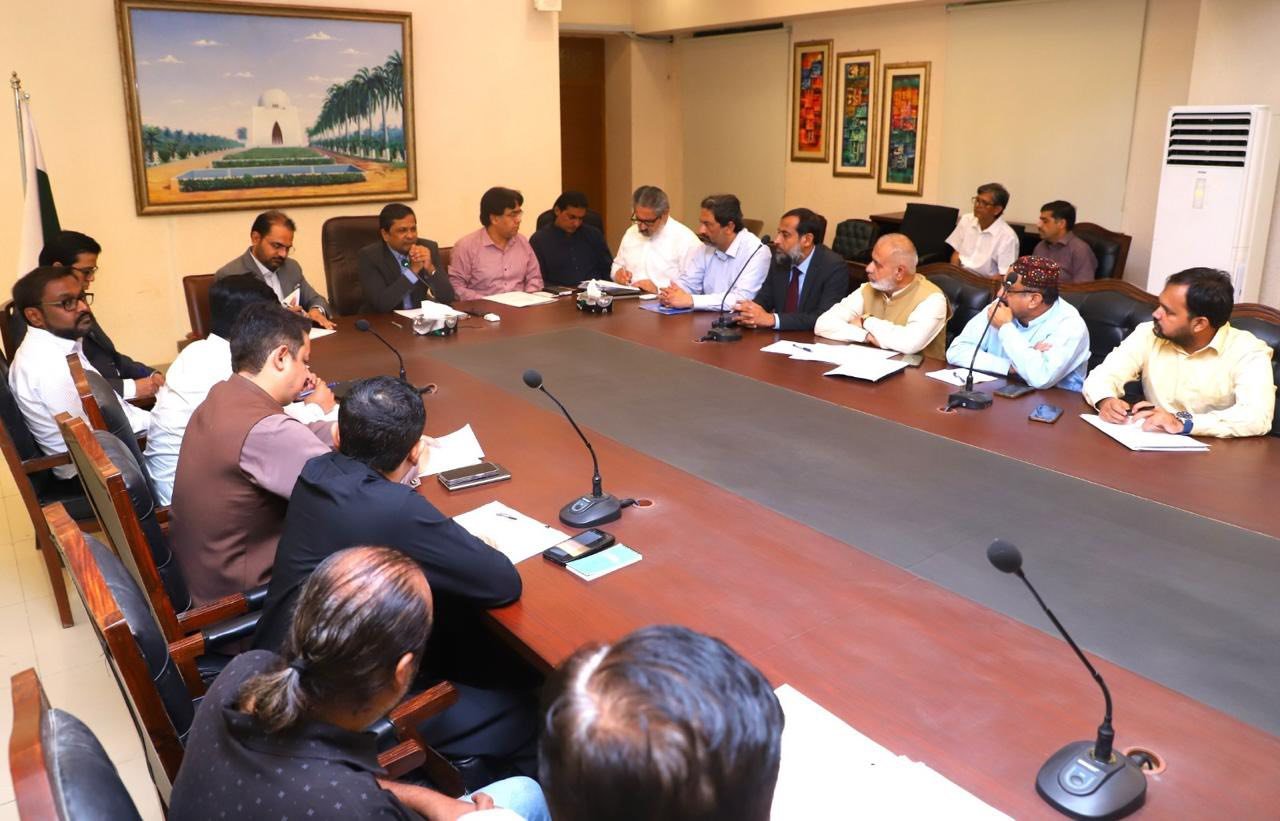 Commissioner Karachi chaired a meeting in Deputy Commissioner East office