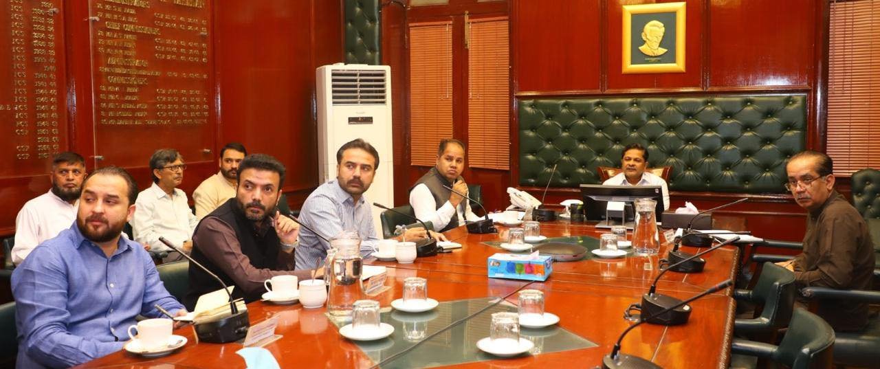 Meeting regarding Lyari Expressway AED and blocked waterways