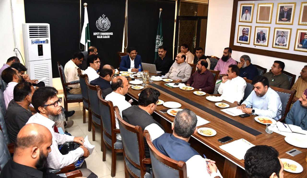 Meeting at Deputy Commissioner Malir Office