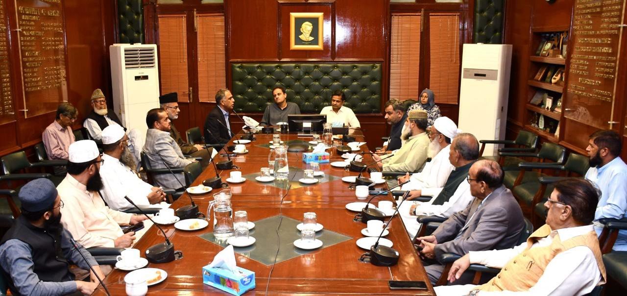 Meeting with Ulemas regarding the on going Polio Campaign