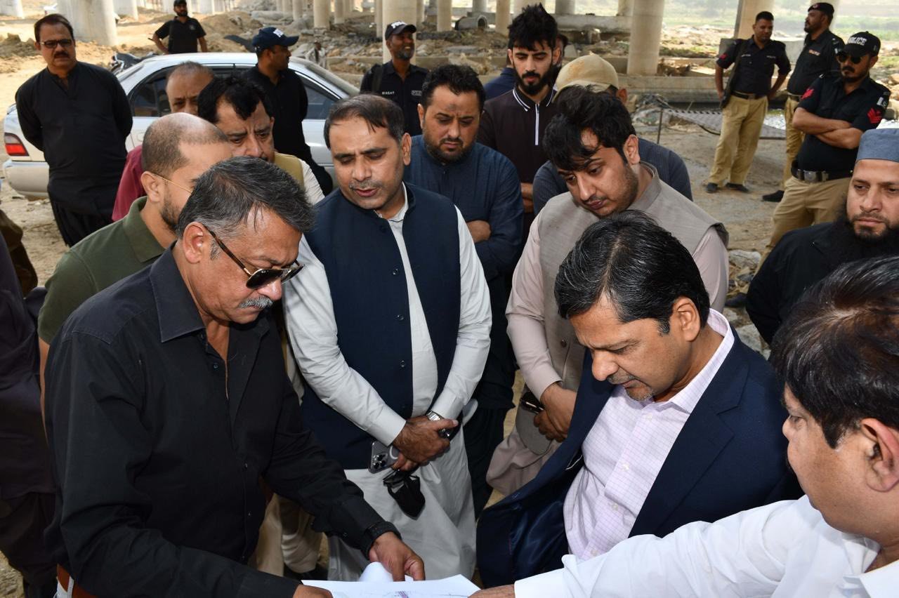 Visit of District Malir.