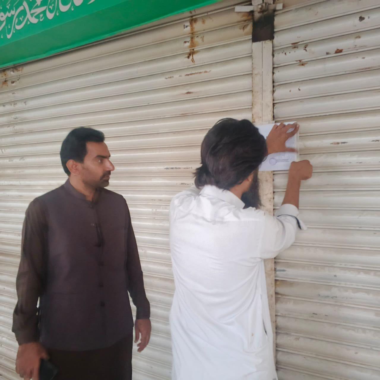 In Subdivision Korangi 5 shops have been sealed