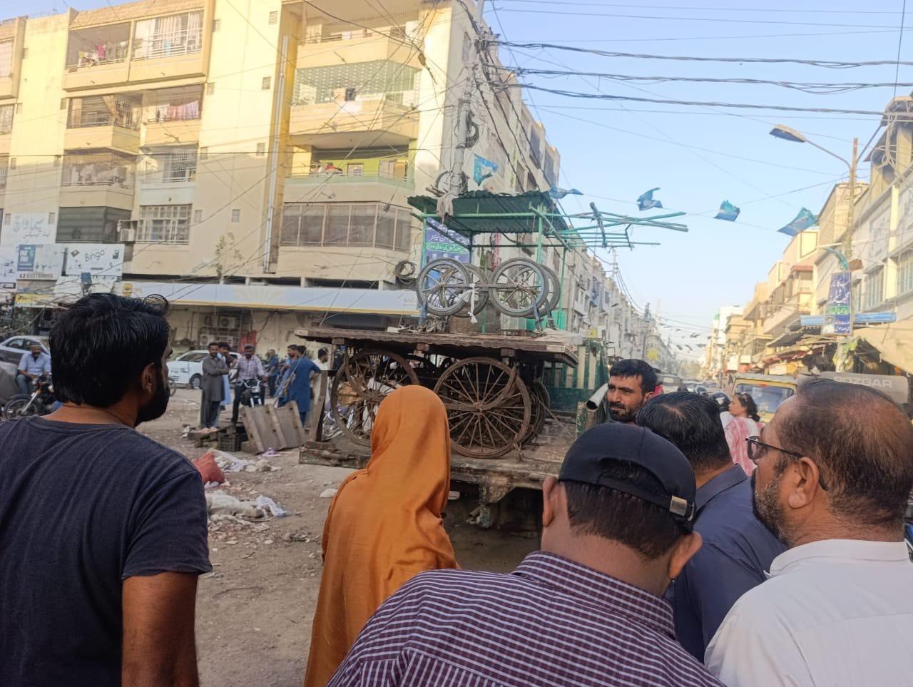 Anti encroachment drive carried out in Gulberg