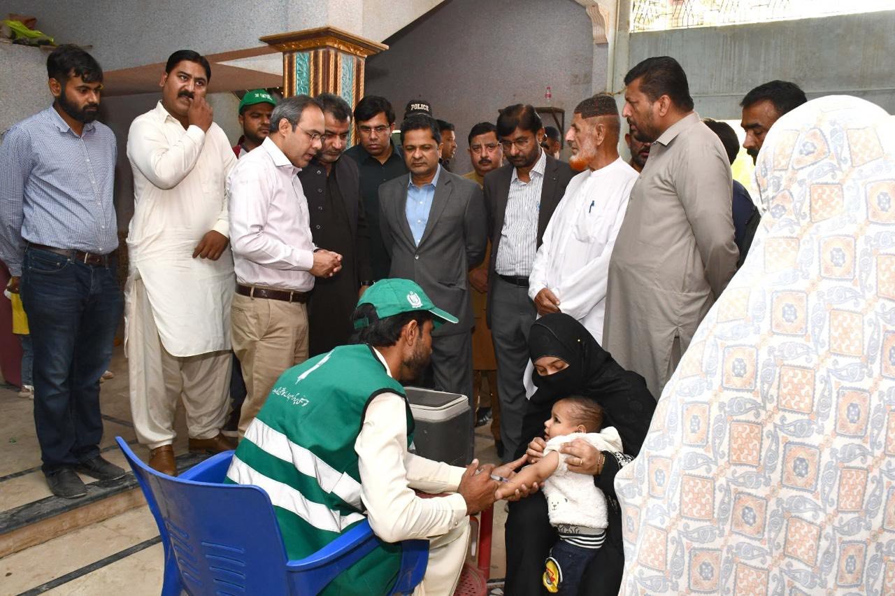 Field visit in District Korangi and Malir.