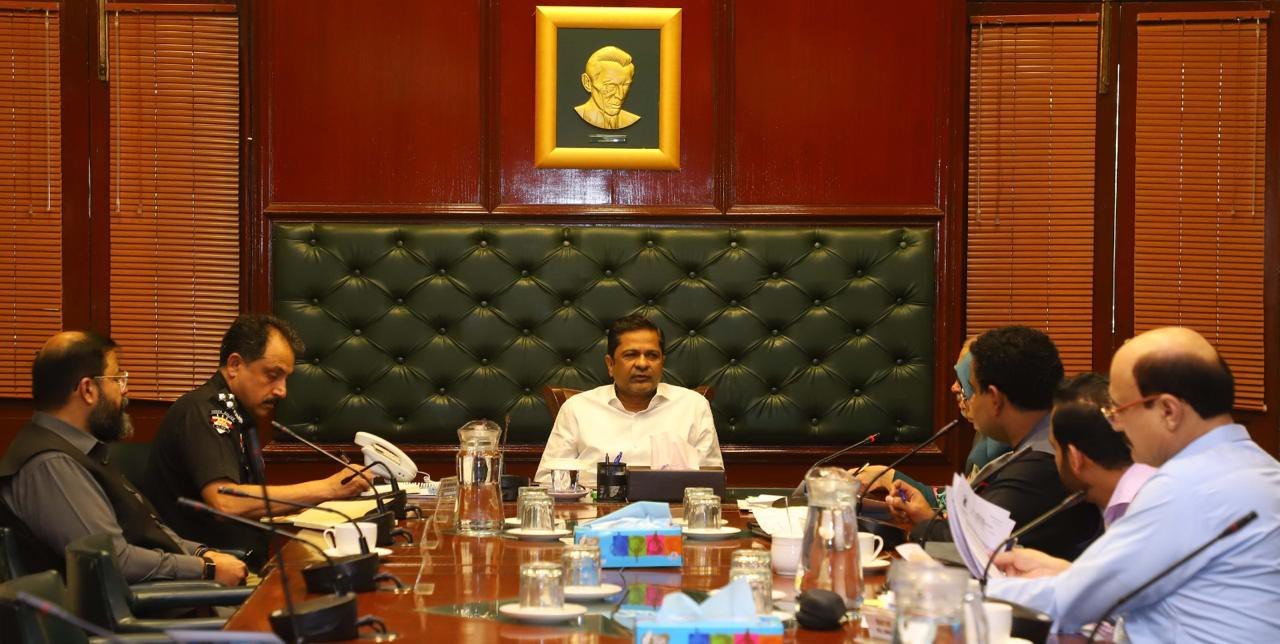 Meeting Regarding Traffic Management in Karachi.