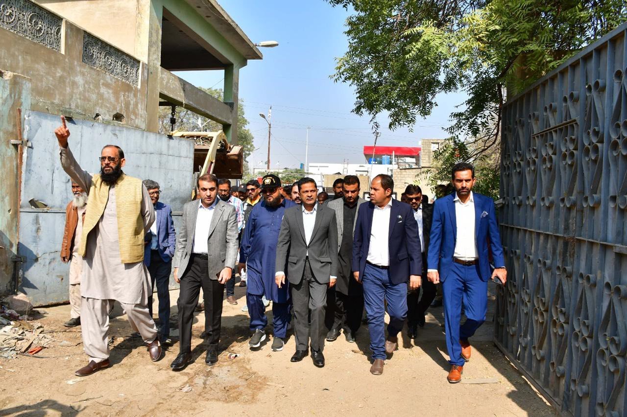 General Field visit of District Korangi 