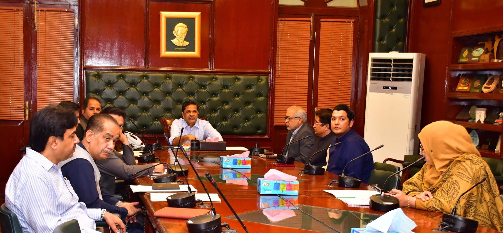  Meeting with Deputy Commissioners of all districts of Karachi division,