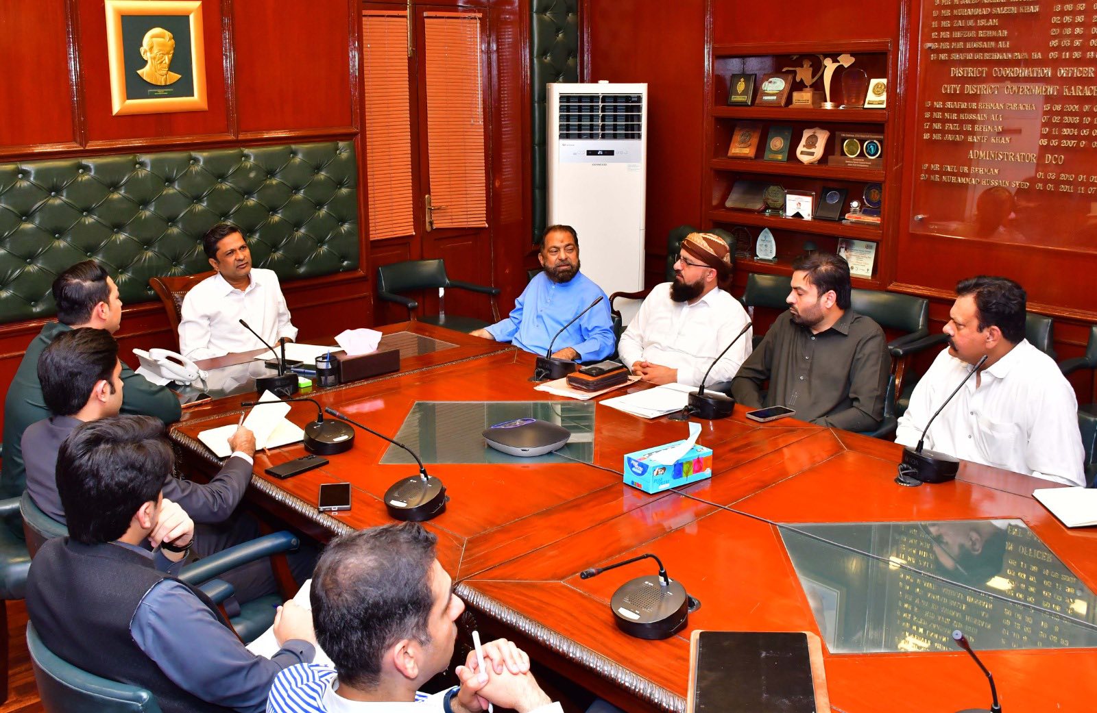 Development and Improvement of Burns Road and Mir Karam Ali Talpur Road.