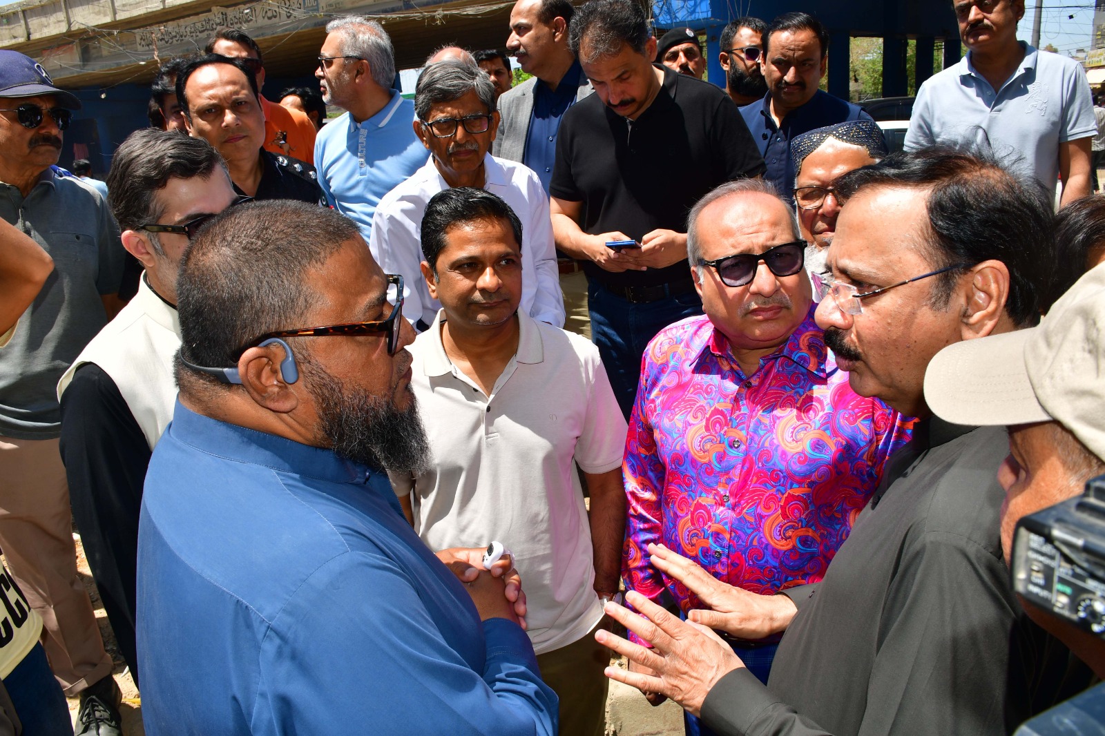 Commissioner Karachi visited various areas of District Central and District East