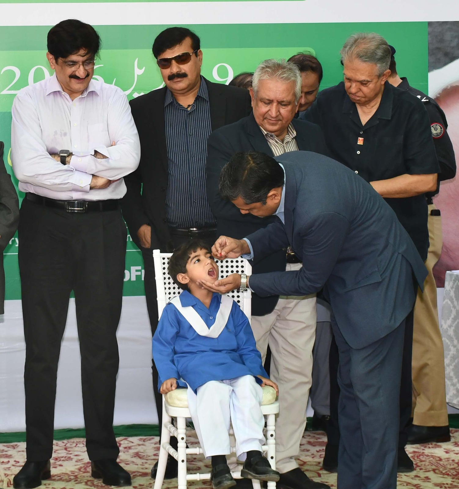 Inauguration Ceremony of the Polio Eradication Campaign