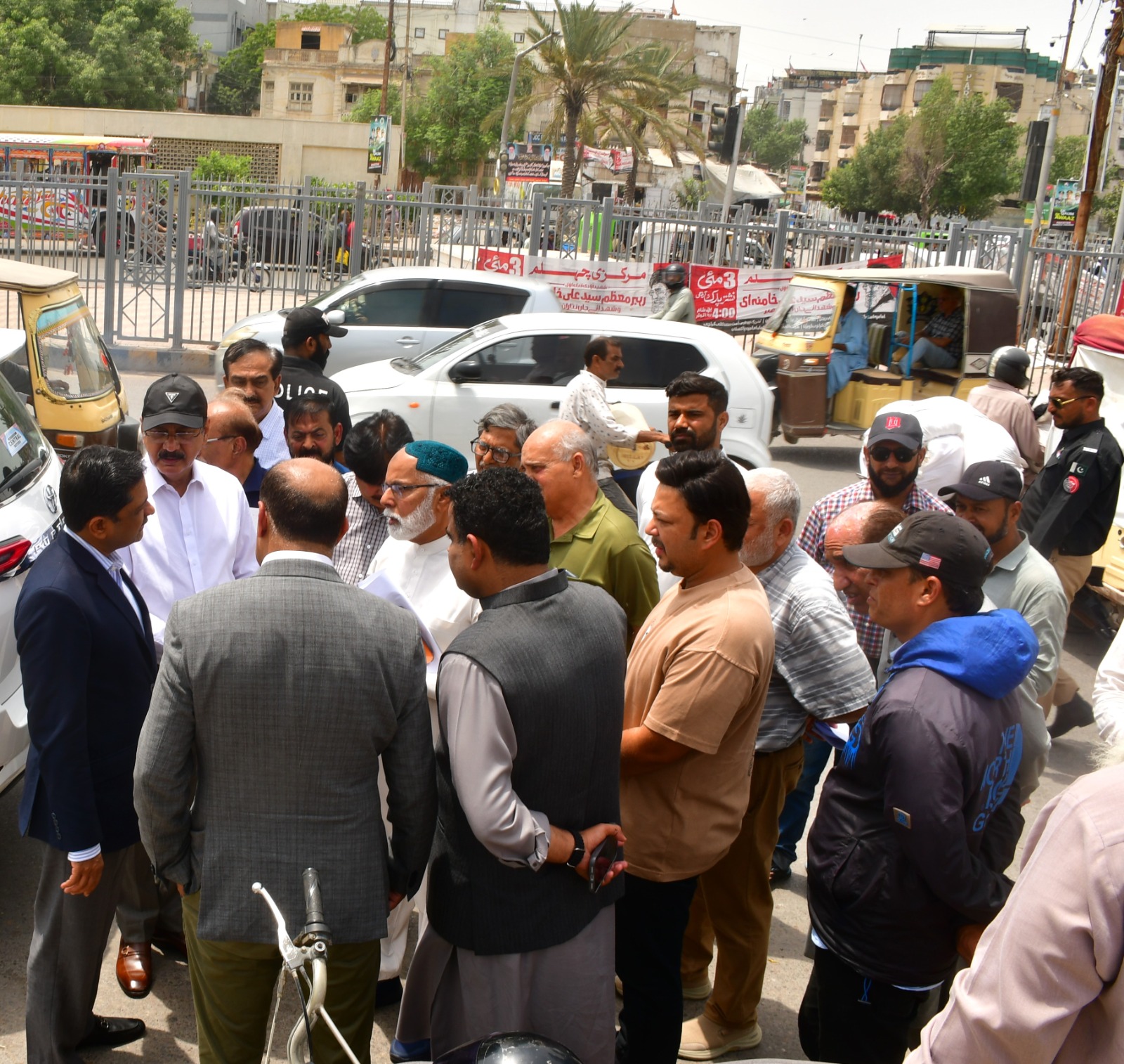 Inspected the ongoing work on the Green Line BRT Phase-II project