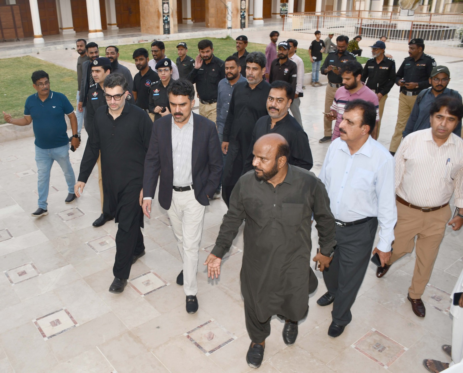 Acting Commissioner Karachi, accompanied by Deputy Commissioner Central and representatives of all concerned departments, visited various Imambargahs in District Central