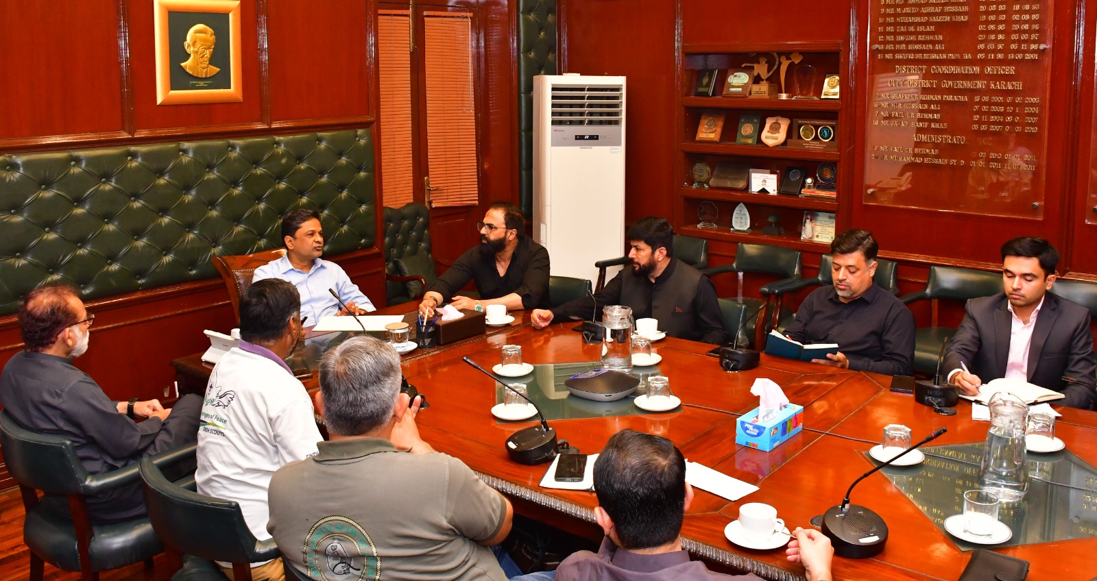 Meeting with a delegation of the Pak Muharram Association