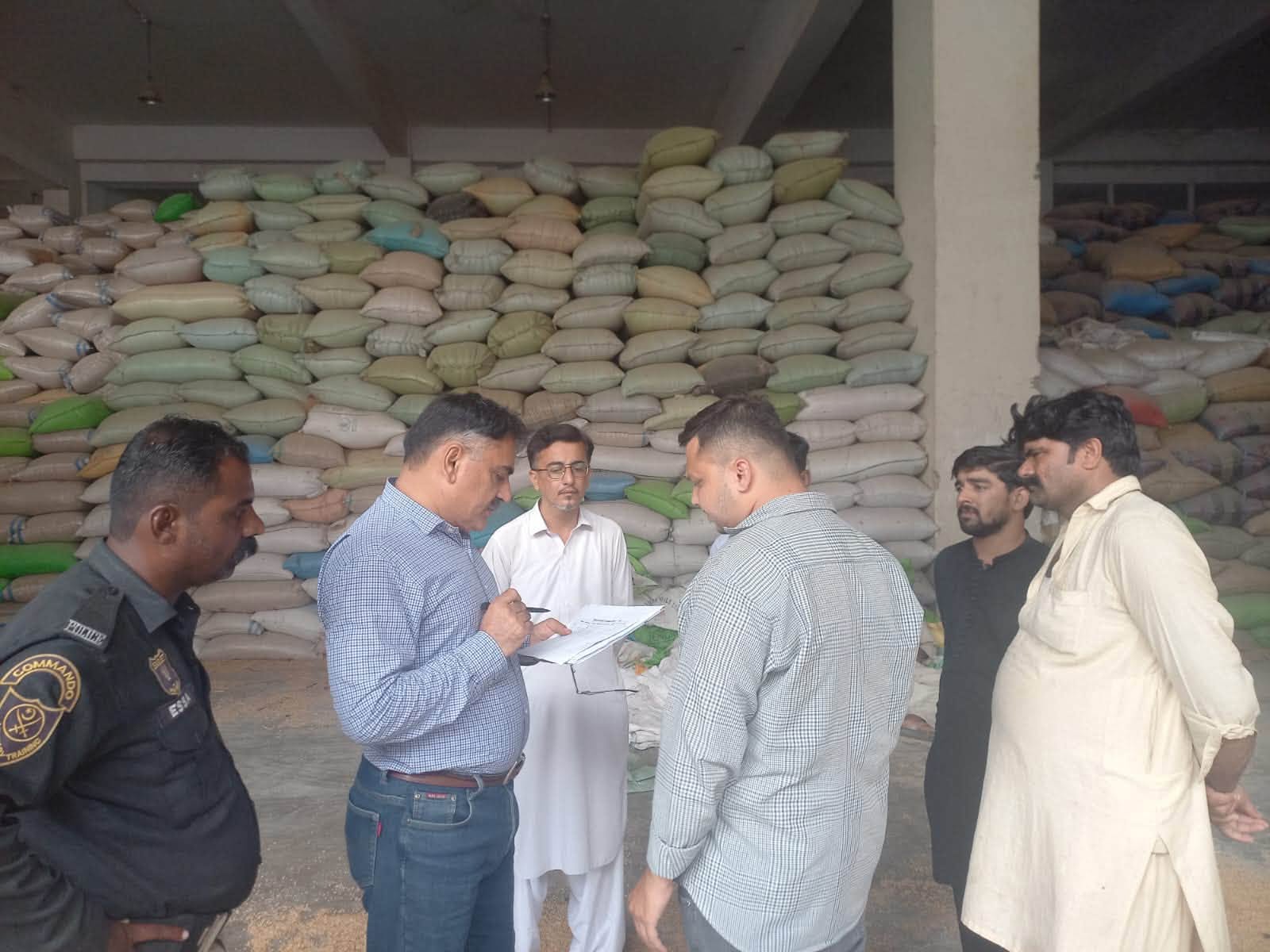 Assistant Commissioners across Karachi Division continue inspections of flour mills and warehouses to check excess wheat stocks