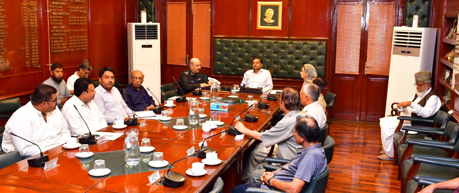 Commissioner Karachi chaired a meeting to review preparations and arrangements for Chehlum 2026