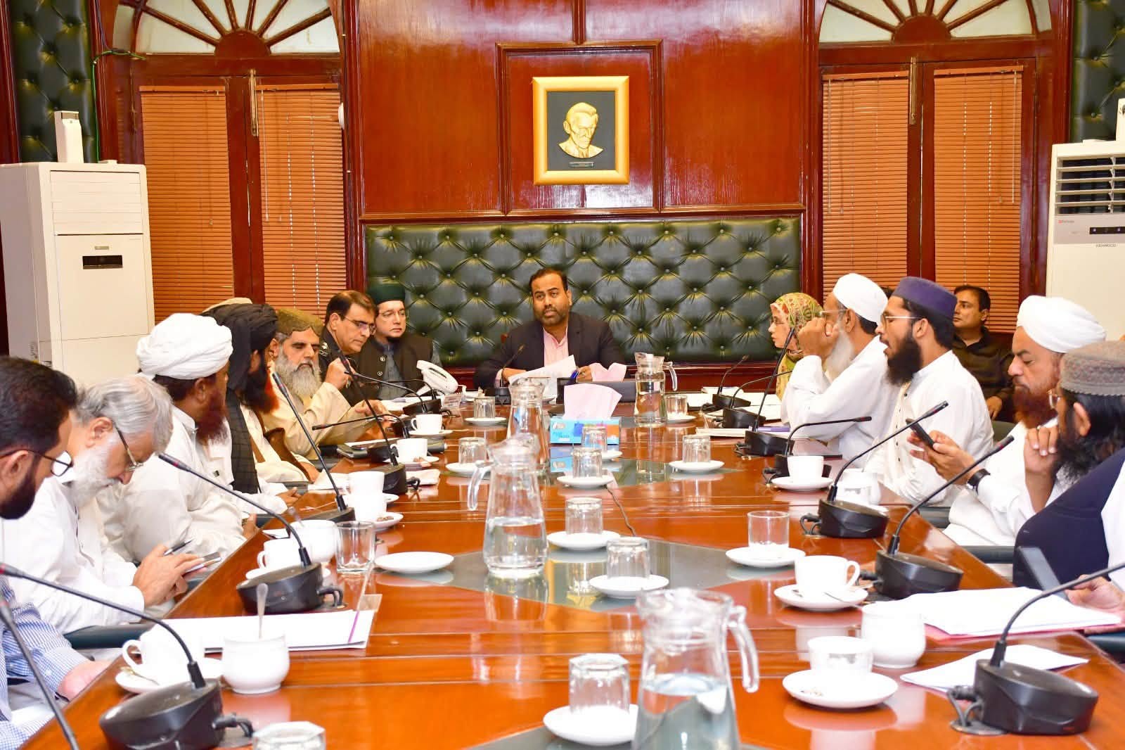 Additional Commissioner-II chaired a meeting with prominent ulema to review arrangements for 12th Rabi-ul-Awwal.