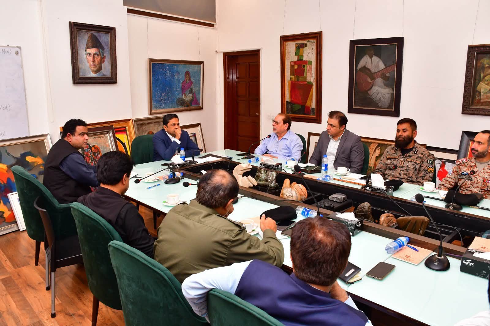 Commissioner Karachi visited the Arts Council of Pakistan, Karachi
